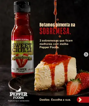 Publicação 12 da Pepper Foods no Instagram
